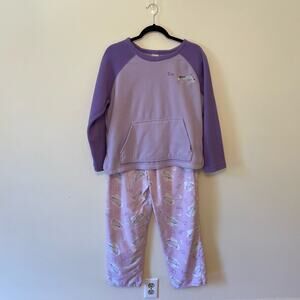 (2) Vintage 1990s Disney M pajama set Winnie the Pooh Eor nap sweater pants